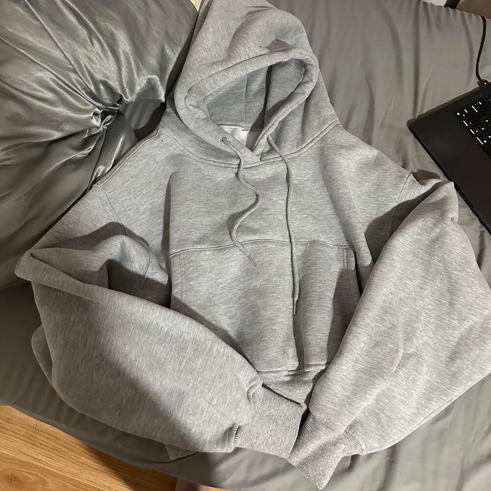 codibook grey oversized hoodie